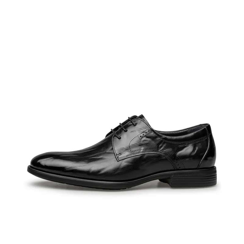 ZRO Dress Shoes Men Low Top Black-0