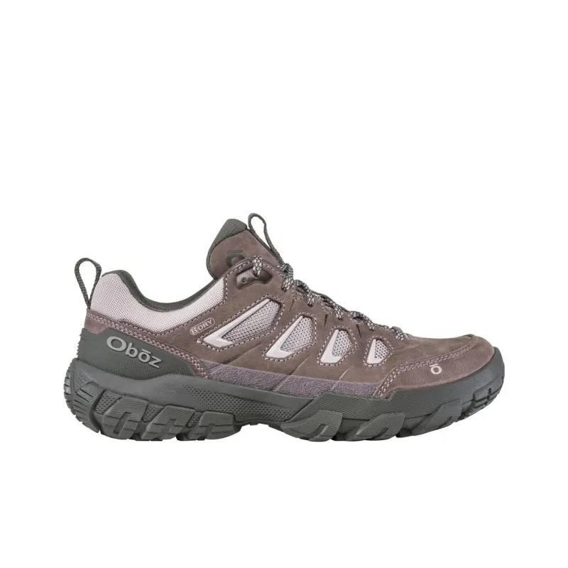 Oboz Footwear Sawtooth Anti-Slip And Wear-Resistant Water-Resistant Grip Low-Top Trekking Shoes Women's Brown-1