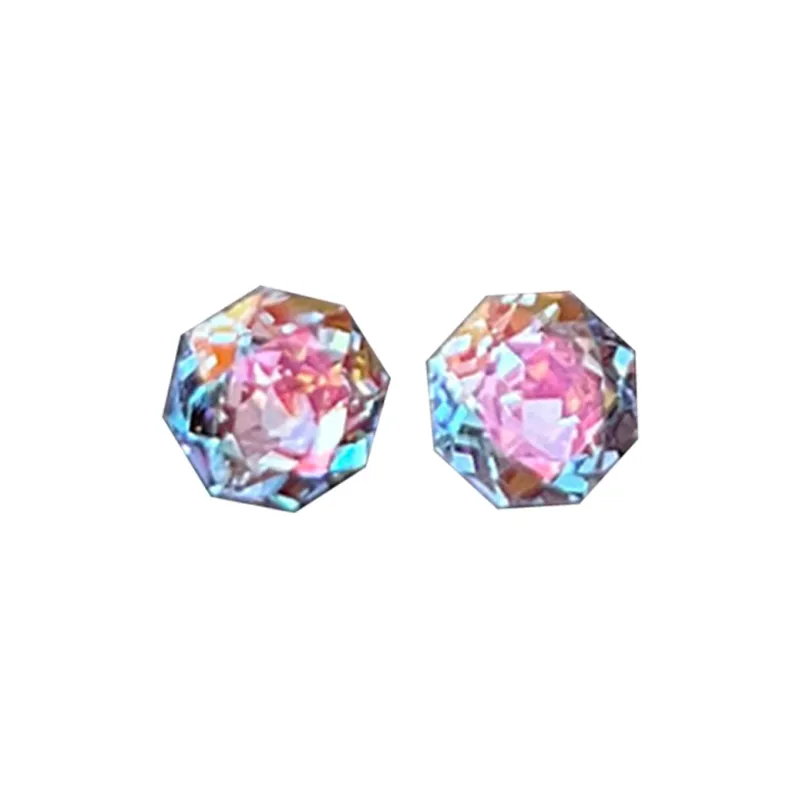 HOLLY RYAN Zircon Stud Earrings Unisex-4
