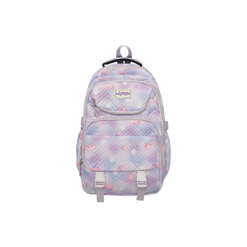 OURFUN Nylon Backpack Unisex Multicolor-3