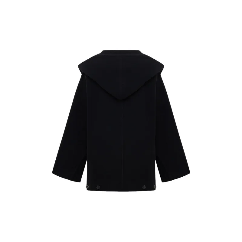 MO&CO Coats Women's Black-1