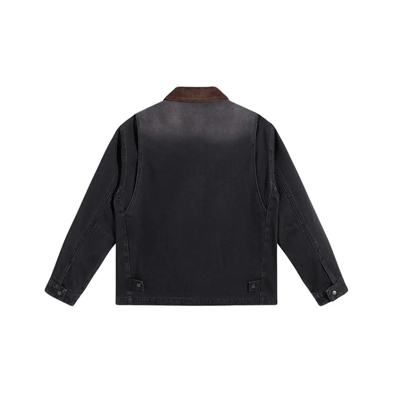 PEACEBIRD MEN Jackets Men Denim Dark Gray, Batch 1-1