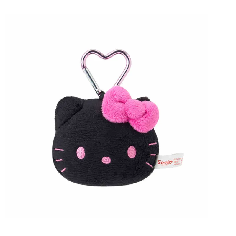 Sanrio Polyester Doll, Plush Pendant Unisex Black Pink-0