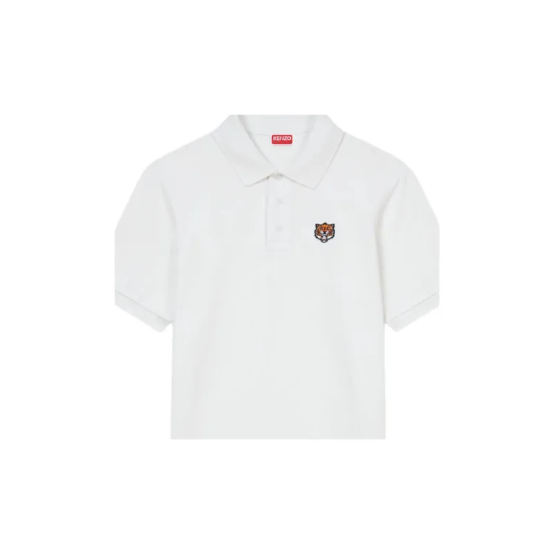 KENZO Happy Tiger Embroidered Slim Polo Shirt-2