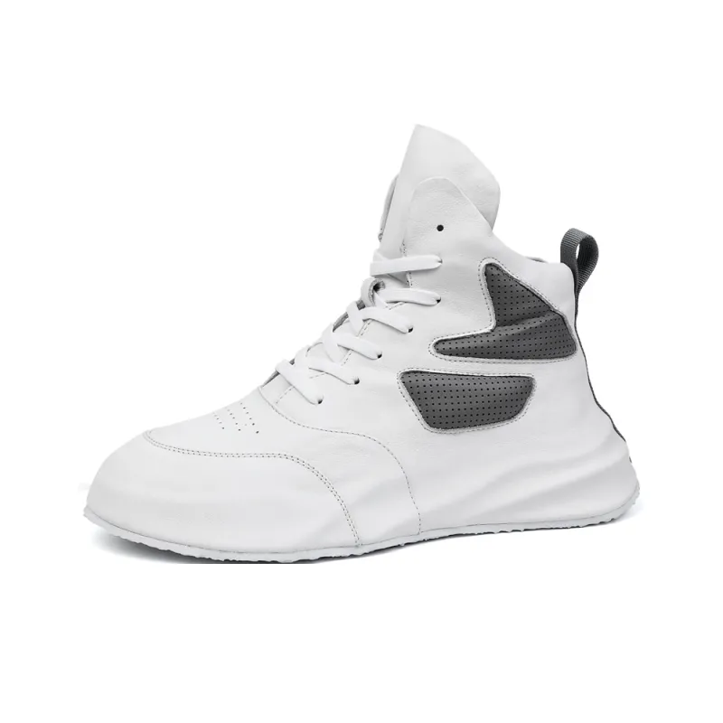 Paladin Anti-Slip And Wear-Resistant Height Increasing High-Top Casual Shoes Men's-5