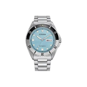 CITIZEN Automatic Mechanical Movement Stainless Steel Strap Watch 42mm Men's Watches Blue Dial