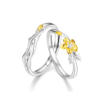 ZSY Silver 925 Ring Couple Rings Unisex
