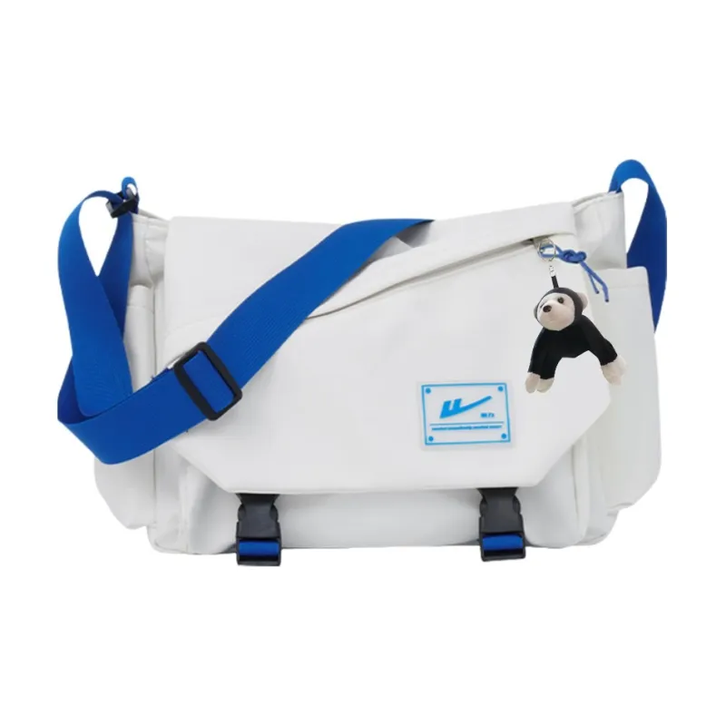 Warrior Polyamide Crossbody Bag Large Size Unisex Multicolor-4