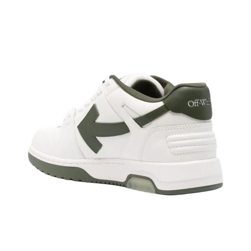 OFF WHITE Out Of Office Low Top Skateboard Shoes Men's White-3