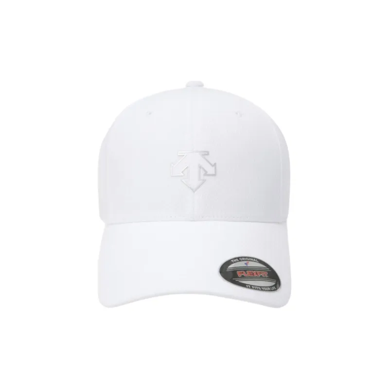 DESCENTE Polyester Baseball Caps Unisex White-1