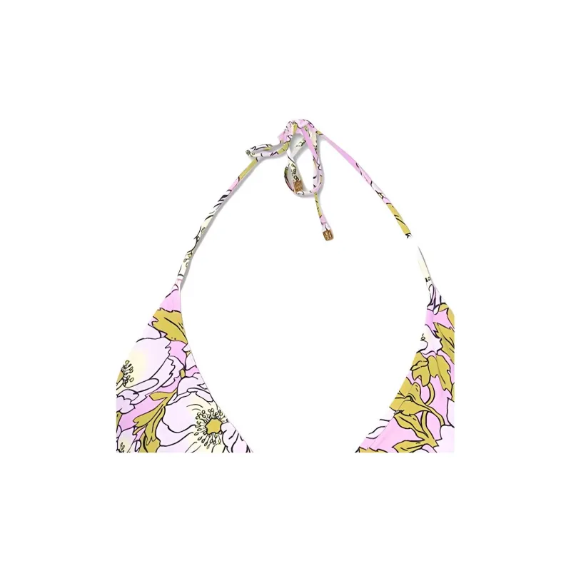 TORY BURCH Floral Printed String Bikini Top-2