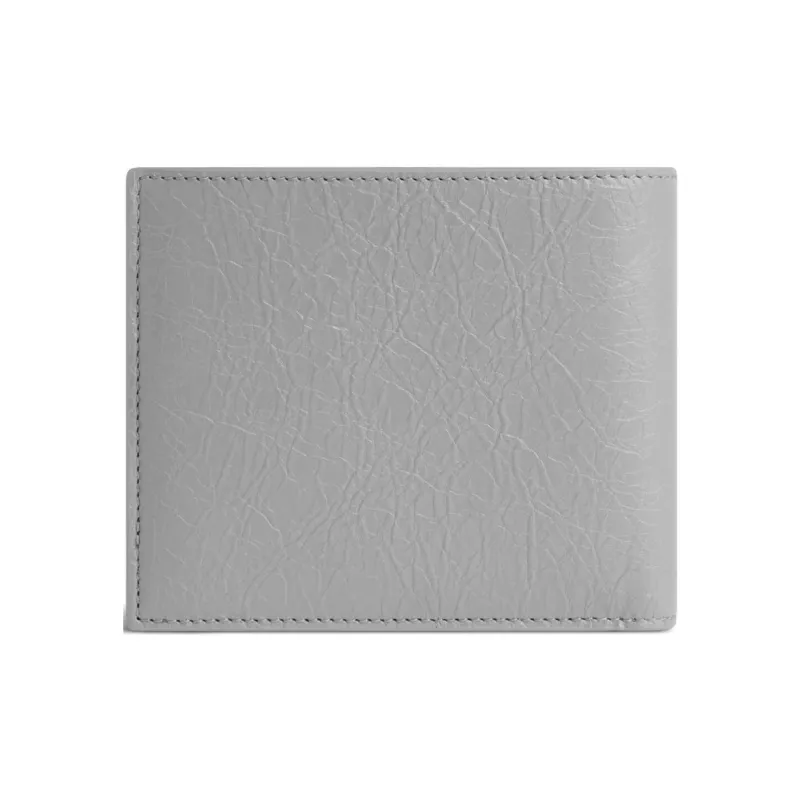 Balenciaga Lambskin Wallet Men's Gray-1