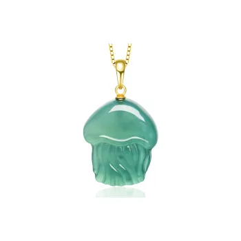 PEARL QUEEN Glutinous Jade Jadeite Necklaces Unisex