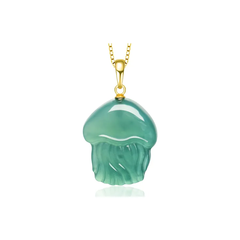 PEARL QUEEN Glutinous Jade Jadeite Necklaces Unisex-0