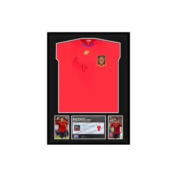 Three For Spanish National Team Jersey Icons Certificate, Deluxe Mounting Unisex
