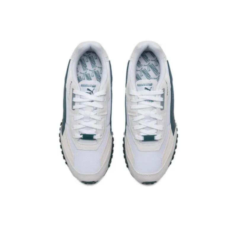 PUMA Blktop Rider Anti Slip Wear Resistant Low Top Casual Shoes Unisex Beige Green-3