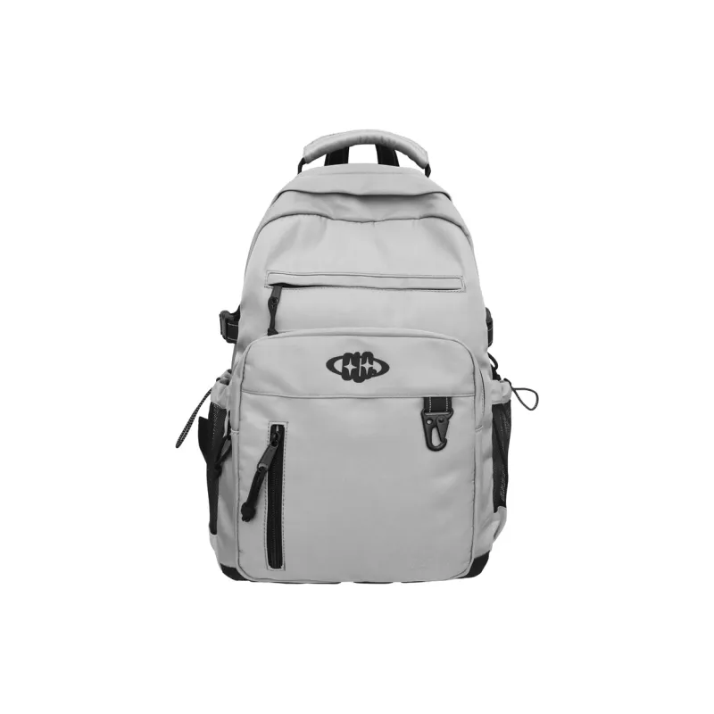 GOBLIN SHARKS 1759 Nylon Backpack Regular Unisex White/Black/Gray/Khaki-12