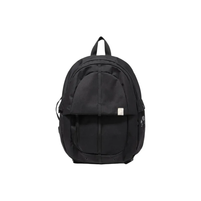 SHUNYIDE Nylon Fabric Backpack Medium Size Unisex Klein Blue/Coral Red/Night Black-2