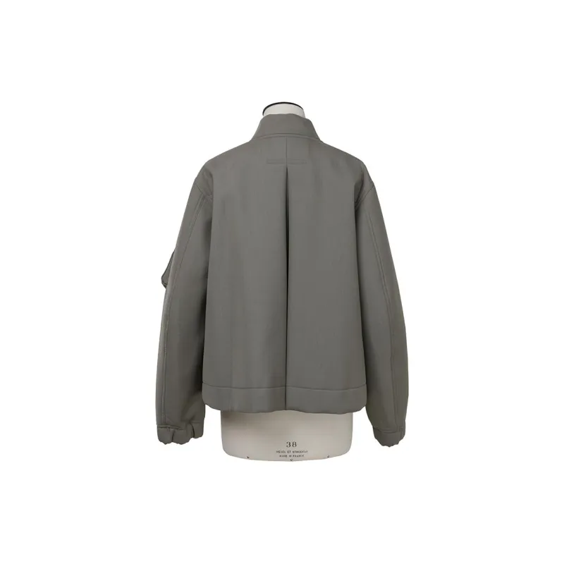Sacai Suiting Bonding Blouson 'Taupe'-1