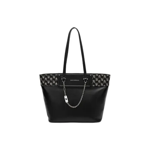 FAIRWHALE PU Tote Bag Shoulder Bag Women's Black