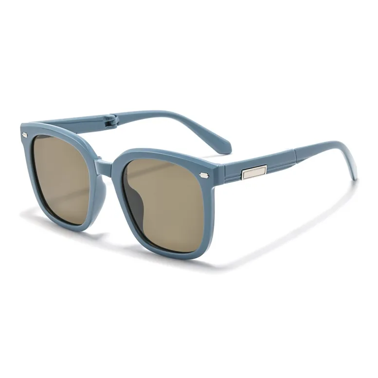 Sagawa TR/Memory Plastic Square Sunglasses Unisex-6