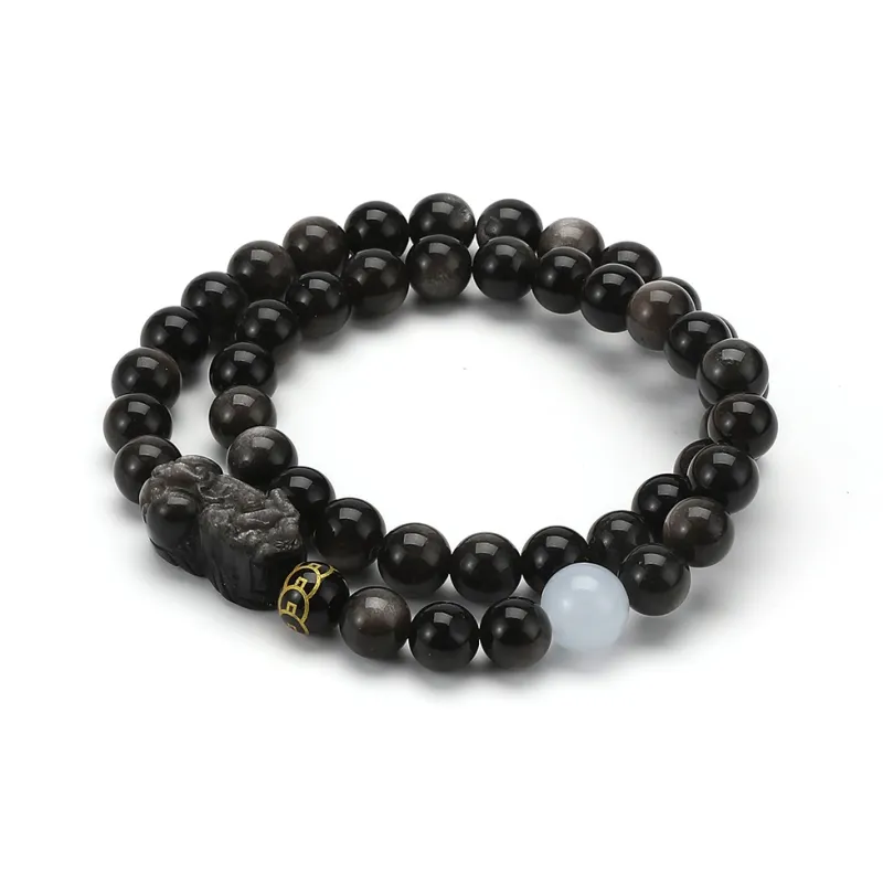 Tanner Obsidian Bracelets Unisex-0