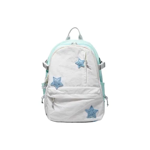 SHUNYIDE Nylon Fabric Backpack Medium Size Unisex Multicolor