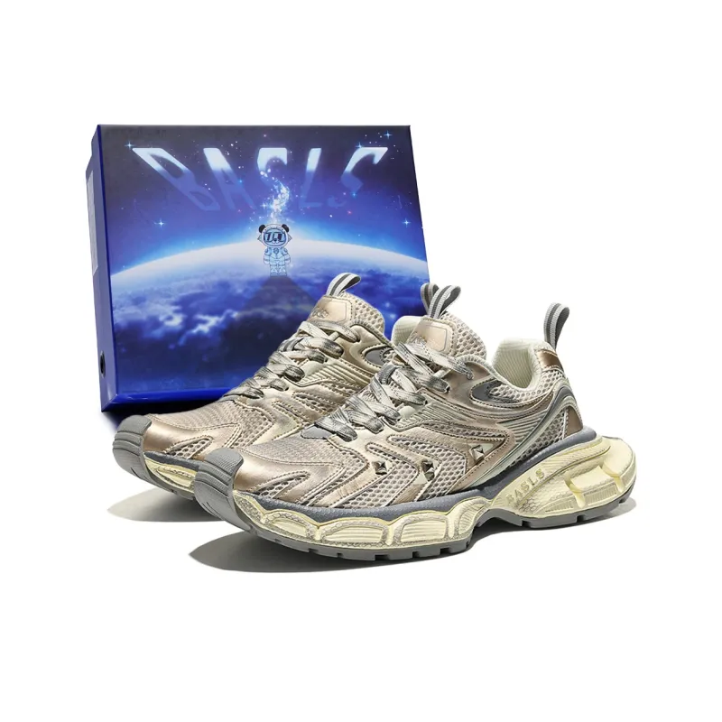 BASLS Bashe Series Lightweight And Breathable Low Top Chunky Sneakers Unisex-21