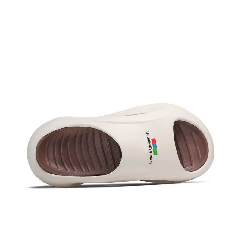 CARTELO Slide Slippers Unisex White Blue/White Green/Beige Brown-12