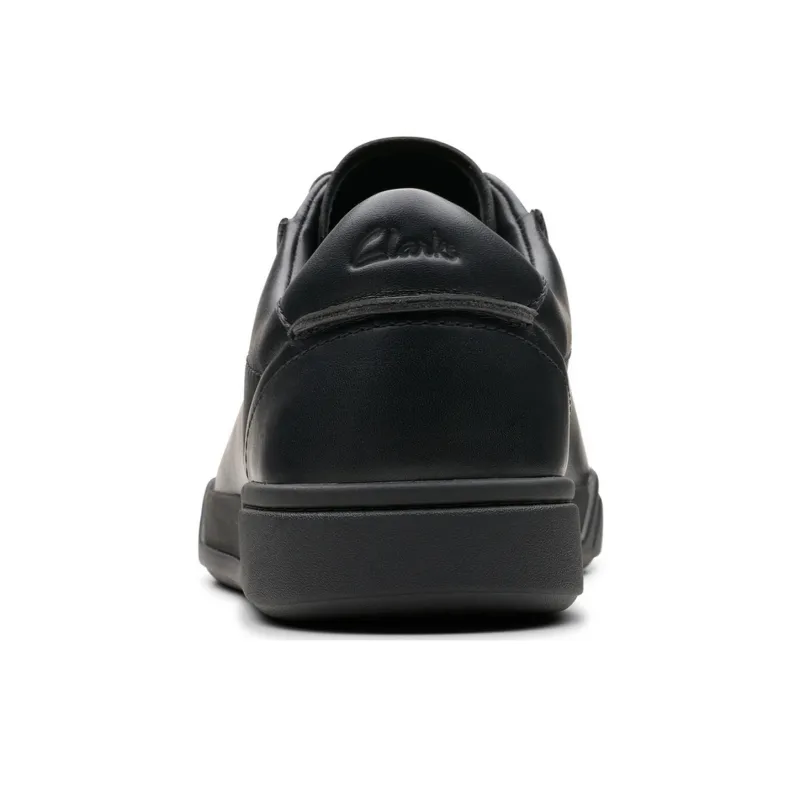 Clarks Slip-Resistant Low-Top Skateboard Shoes Men's Black-3