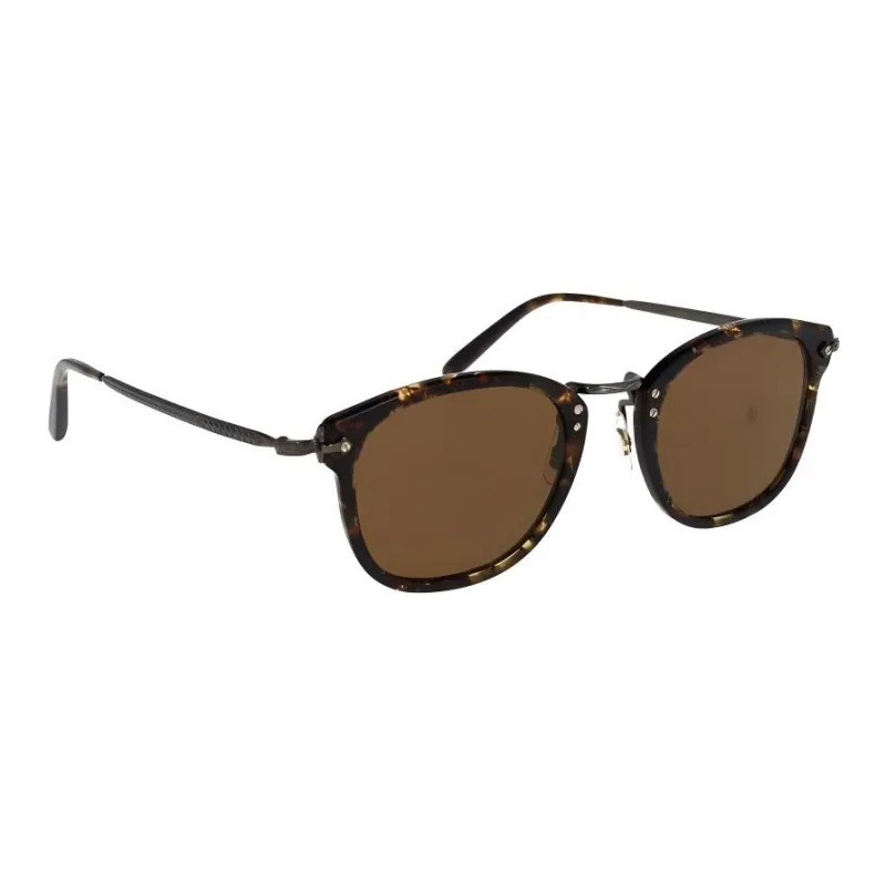 Oliver Peoples Acetate Oval Sunglasses Unisex Antique Gold-2