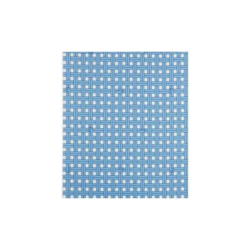 KENZO 100% Cotton Knit Scarves Unisex Blue-1