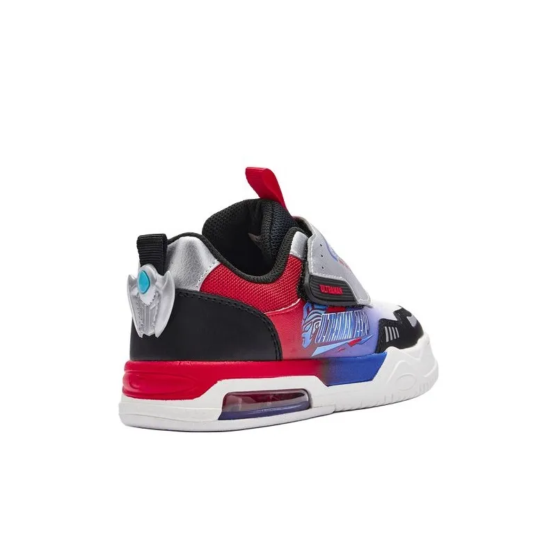 BALABALA Slip Resistant Low Top Kids' Skateboarding Shoes White Blue Kids'-3