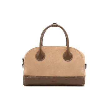 MICOCAH PU Boston Bag Handbag Women's Caramel Latte