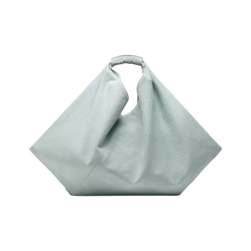 MM6 Maison Margiela Cotton Handbag Women's Gray Blue-2