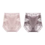 Heather Molded Goddess Pants-Pink+Gray Purple