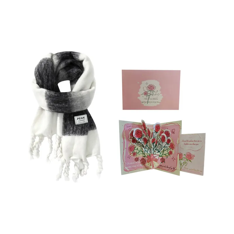 PEAK RIGHT Series Polyester Knit Scarves Unisex-7