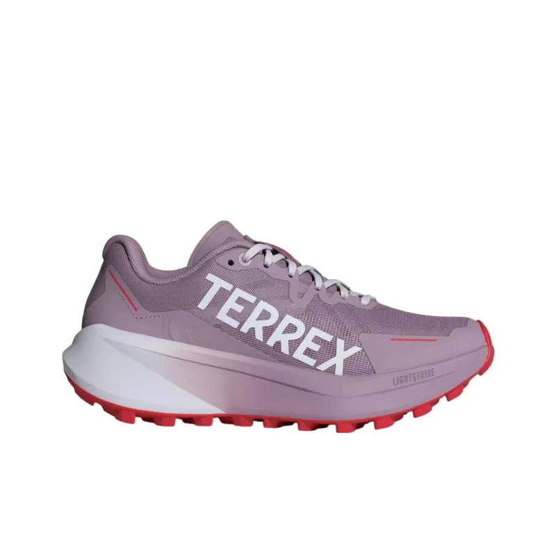 Adidas Terrex Agravic 3 Trail Preloved Fig Cloud White Pure Ruby Women's-1