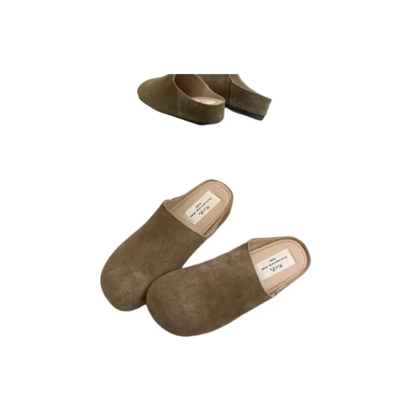 ALPLUME Home Slippers Dark Brown Khaki-9