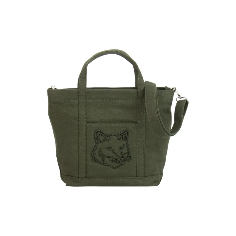 Maison Kitsune Fox Head Small Tote Bag-0
