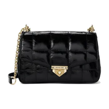 MICHAEL KORS MICHAEL KORS Handbag Collection Soho Leather Crossbody Bag, Shoulder Bag Tubas Women's Black