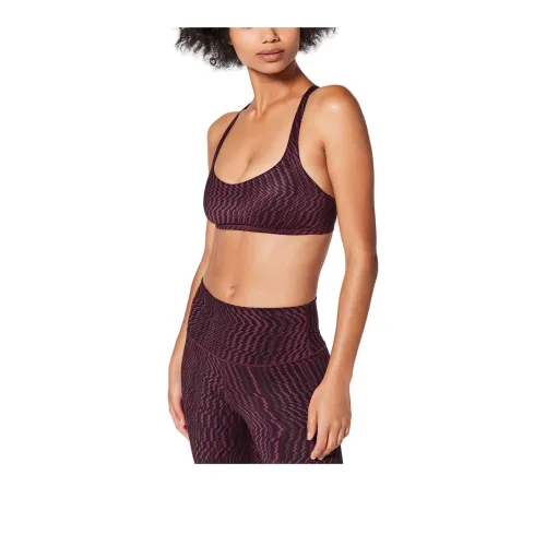 Lululemon Free To Be Bra Sports Underwear Women's Purple Black