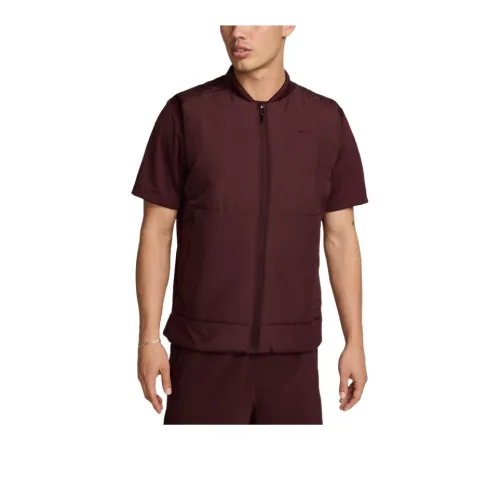 Nike Clothing Vests Men Burgundy
