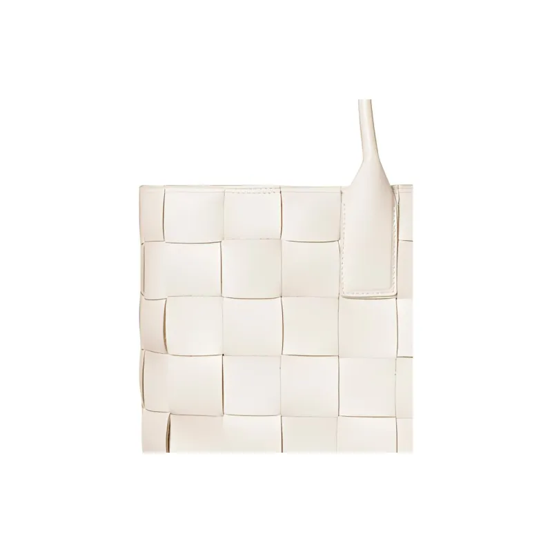 Bottega Veneta CABAT Lambskin Tote Bag, Shopping Bag, Handbag Large Size Women's White-1