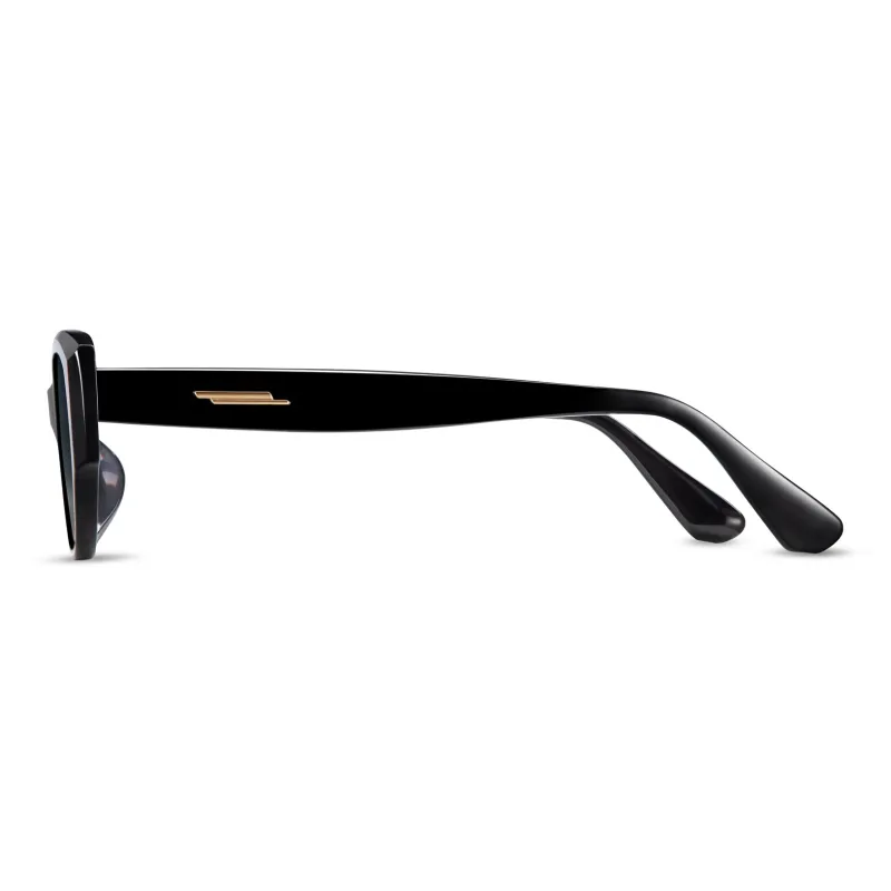 HORIEN Plate Frame Oval Sunglasses Unisex-3