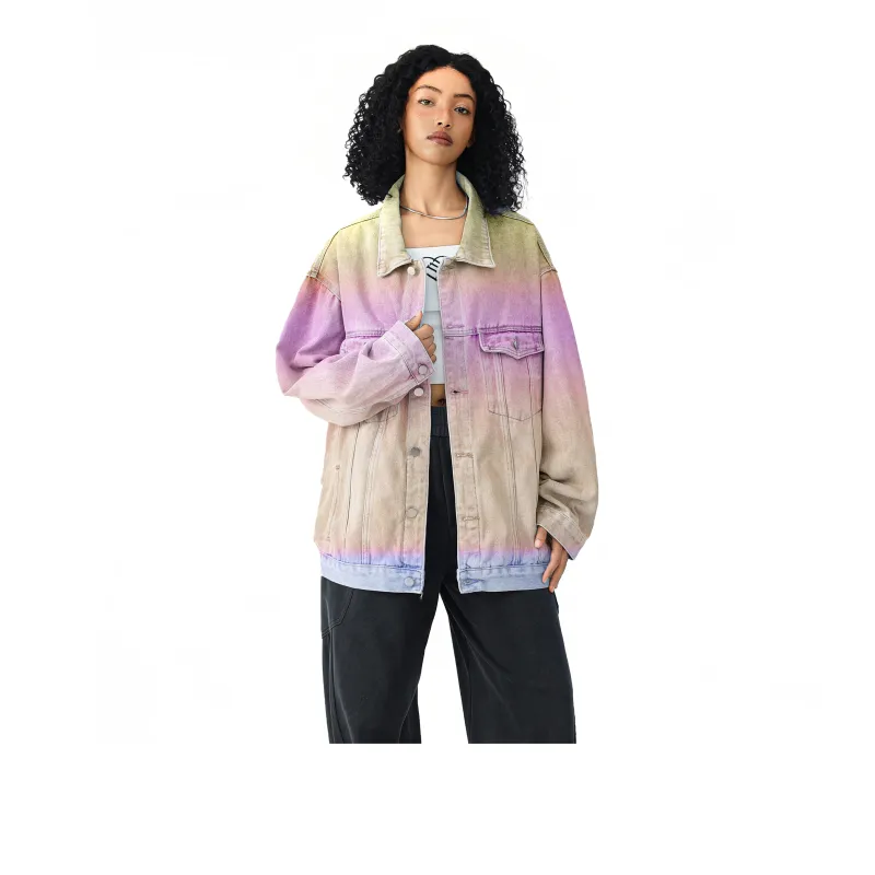 MIIRACER Denim Jackets Unisex Black-34