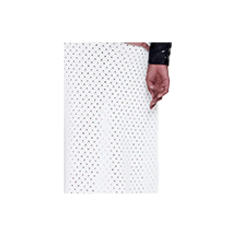 CHANEL SS21 Long Sleeved Dress Women's White-4