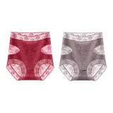 Heather Molded Goddess Pants-Burgundy+Gray Purple