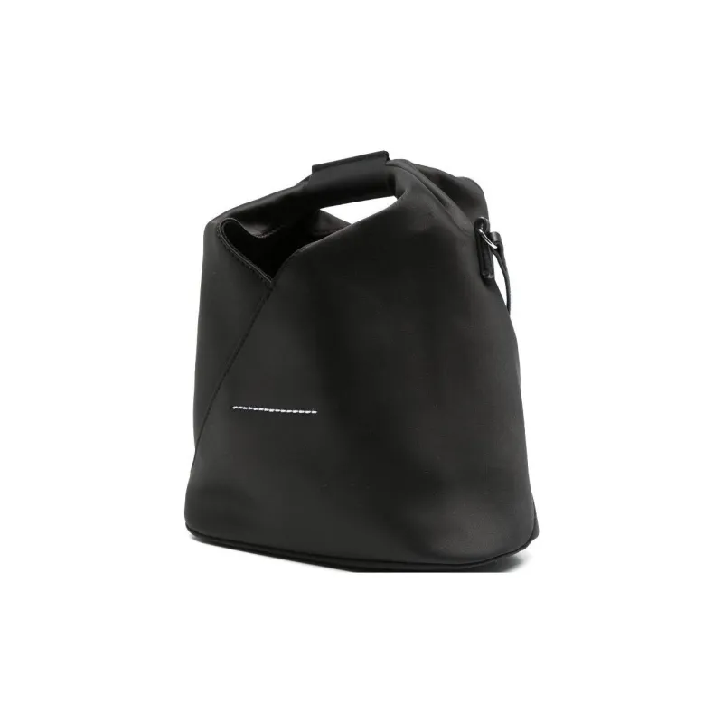 MM6 Maison Margiela Calfskin One Shoulder Handbag Women's Black-2