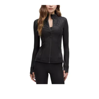 Lululemon Define Jacket Women's Aluminum Foil With Black Print